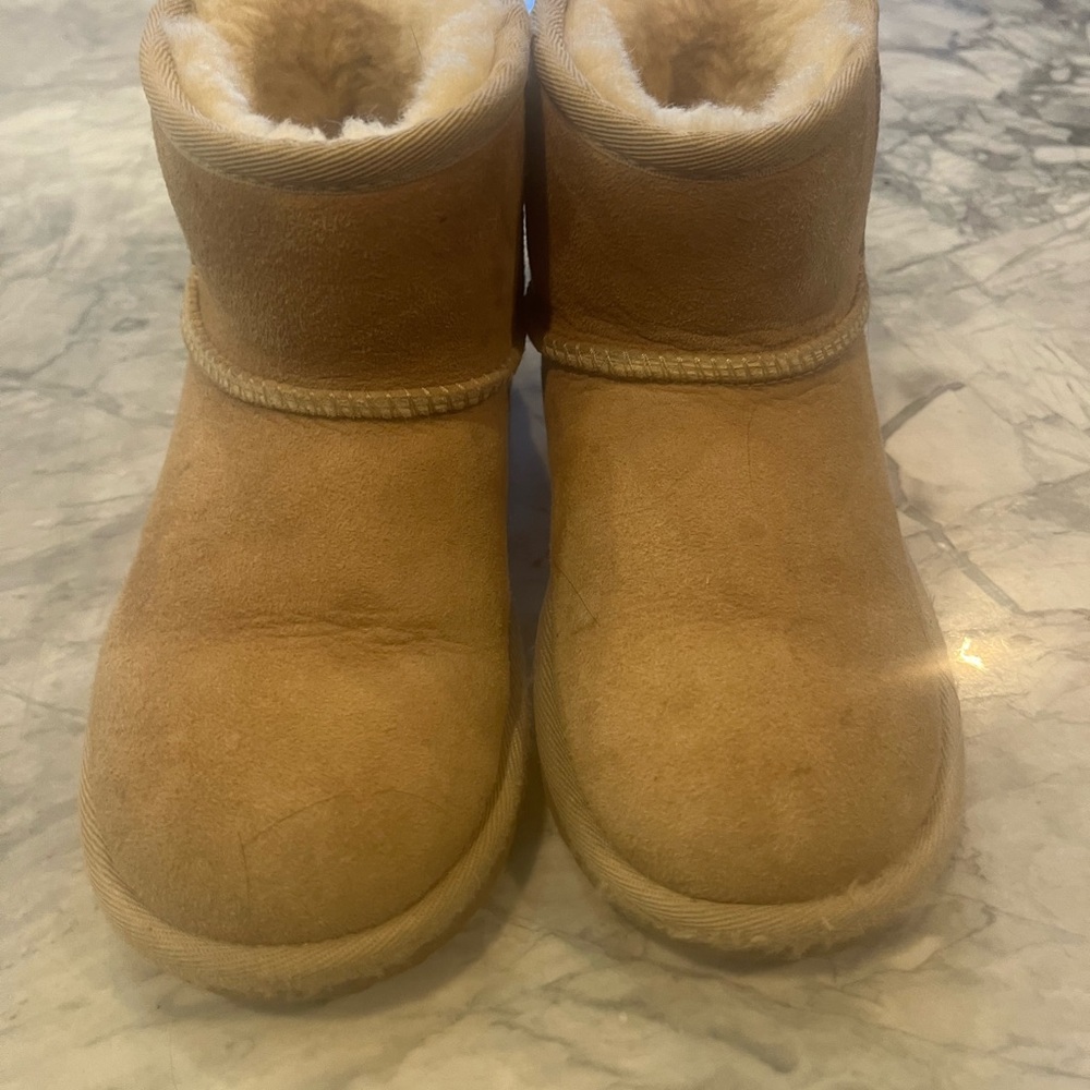 UGG Tan Rubber Sole Boots